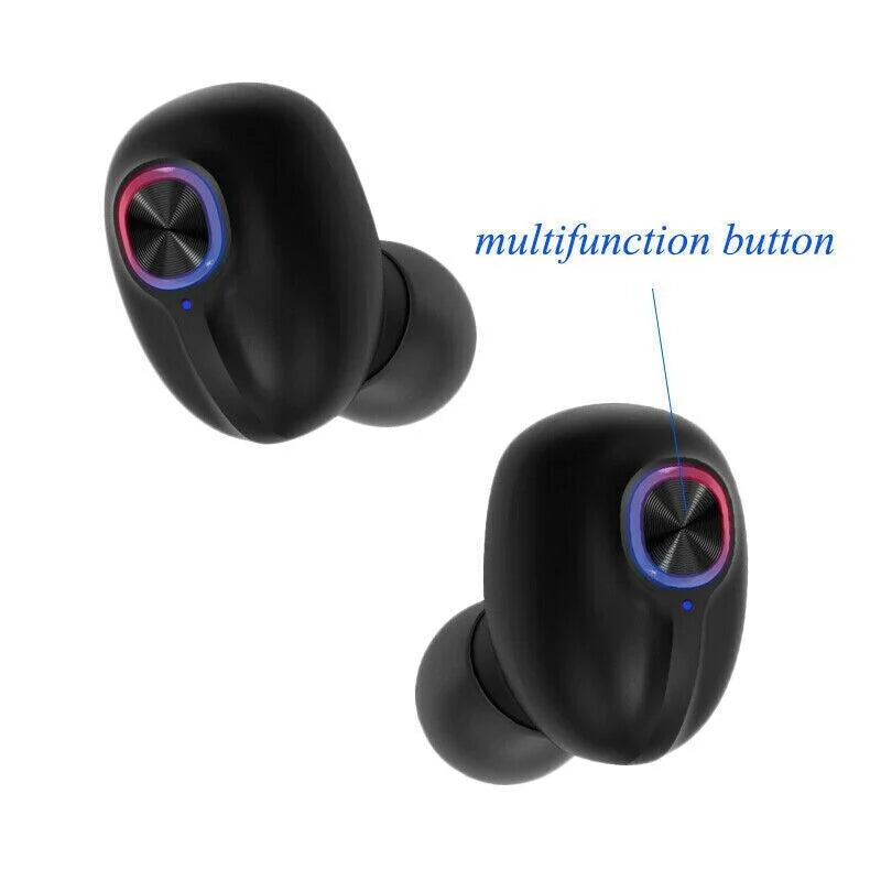 TWS Bluetooth Earbuds Waterproof Bluetooth 5.1 Headset Noise Cancelling Wireless