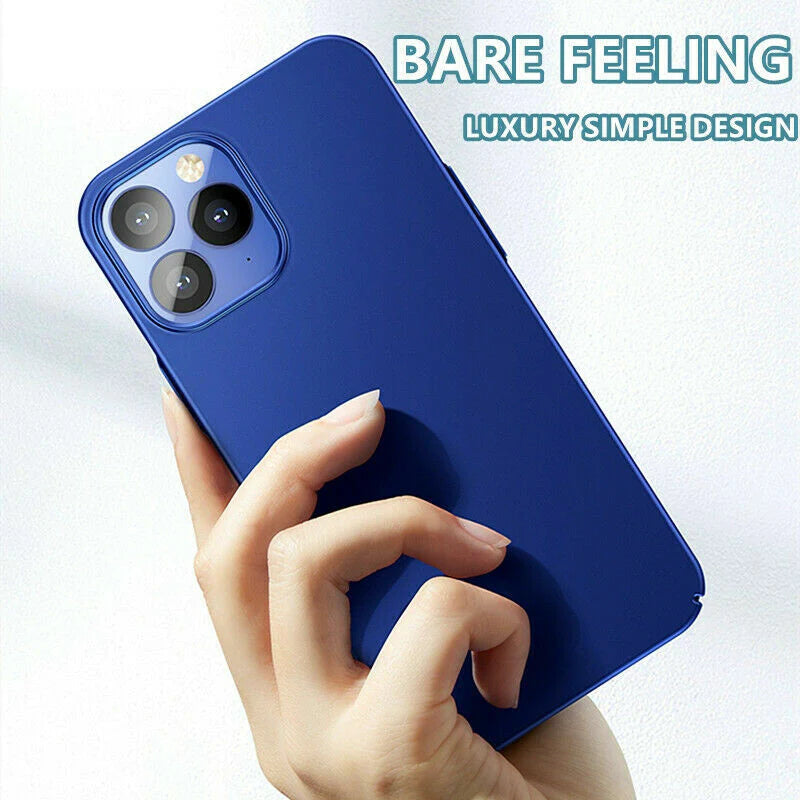 For Iphone 11 12 Pro Max Mini Ultra Thin Case Matte Hard Shockproof Slim Cover